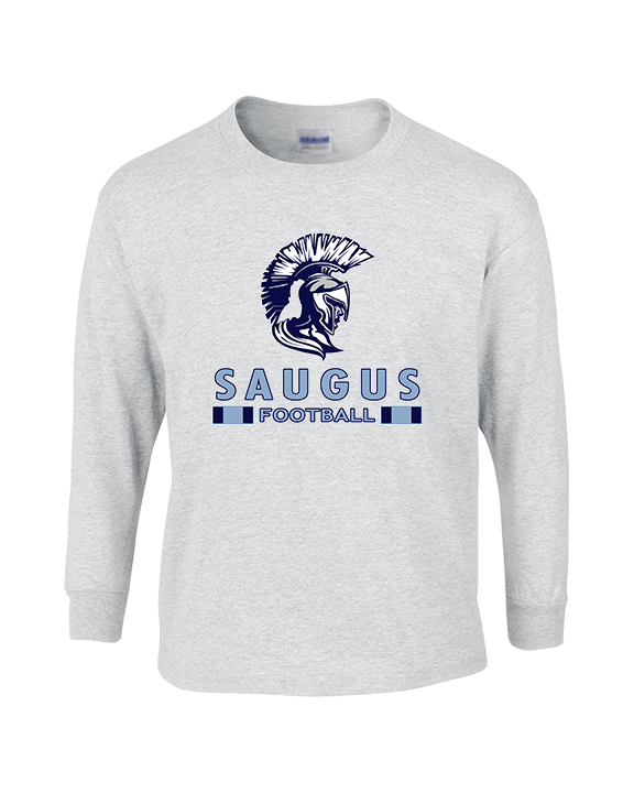 Saugus HS Football Stacked - Cotton Longsleeve