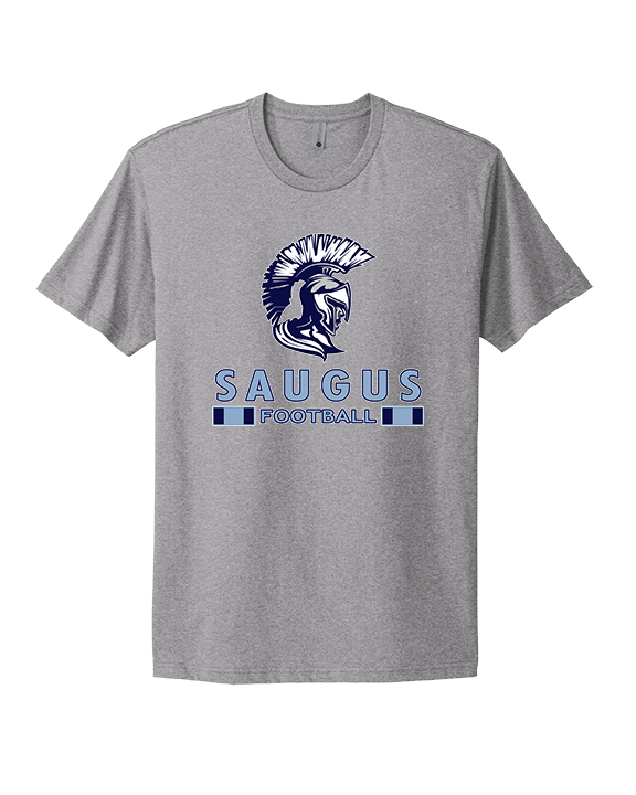 Saugus HS Football Stacked - Mens Select Cotton T-Shirt