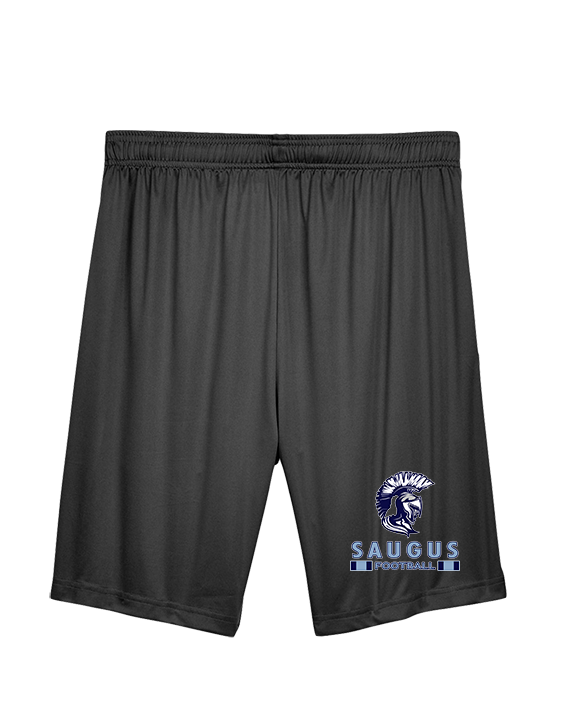 Saugus HS Football Stacked - Mens Training Shorts with Pockets