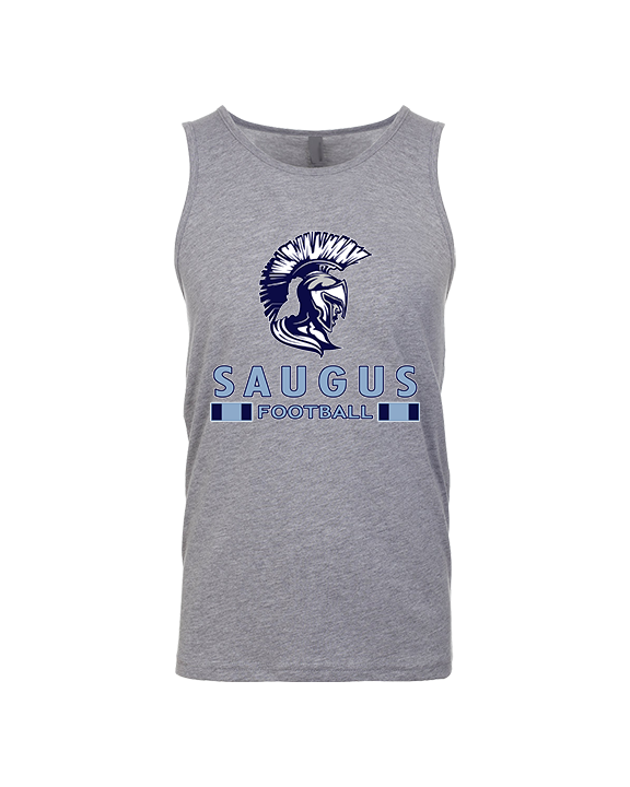 Saugus HS Football Stacked - Tank Top