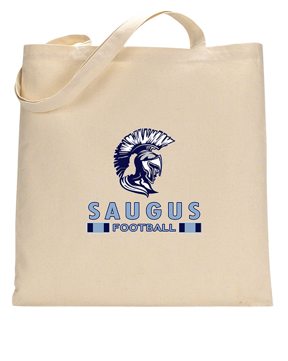Saugus HS Football Stacked - Tote
