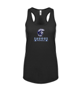 Saugus HS Football Stacked - Womens Tank Top