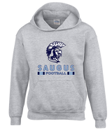 Saugus HS Football Stacked - Youth Hoodie