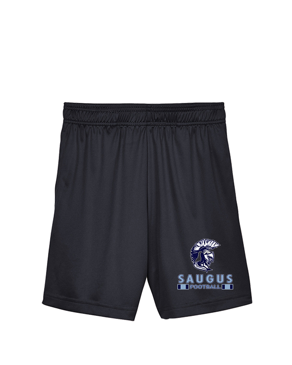 Saugus HS Football Stacked - Youth Training Shorts