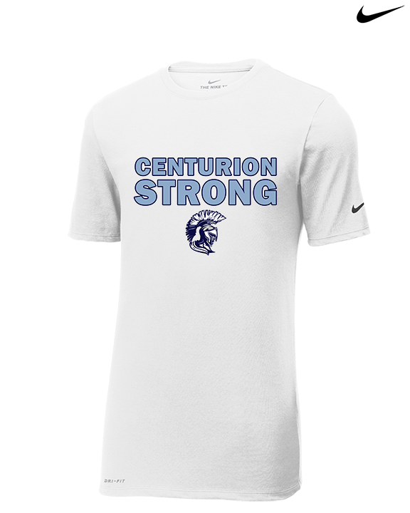 Saugus HS Football Strong - Mens Nike Cotton Poly Tee