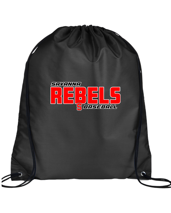Savanna HS Baseball Bold - Drawstring Bag