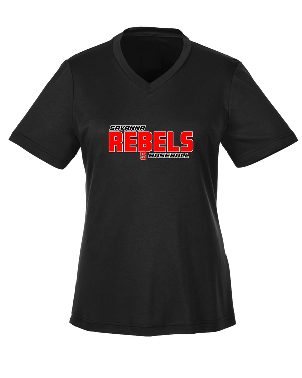 Savanna HS Baseball Bold - Womens Performance Shirt