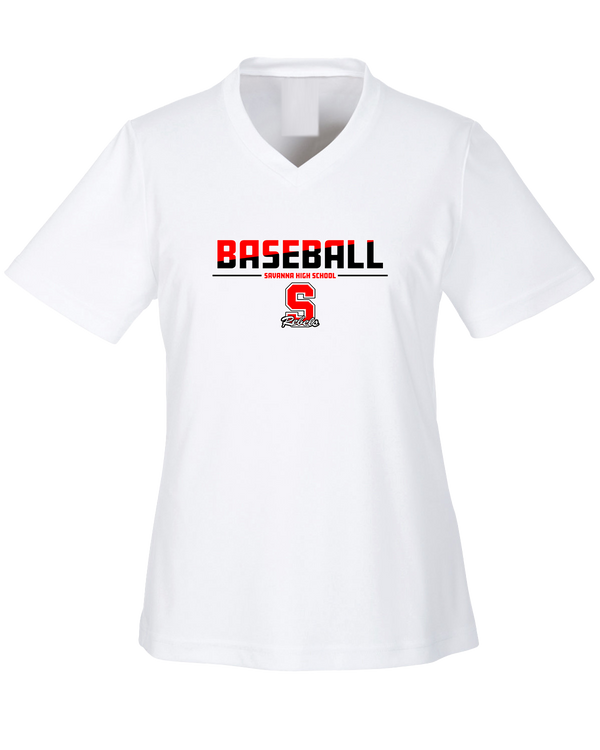 Savanna HS Baseball Cut - Womens Performance Shirt