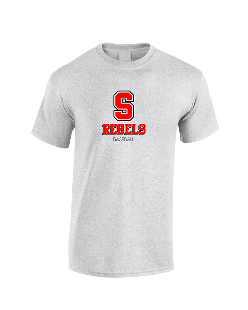 Savanna HS Baseball Shadow - Cotton T-Shirt
