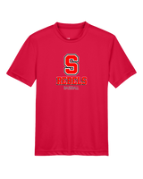 Savanna HS Baseball Shadow - Youth Performance T-Shirt