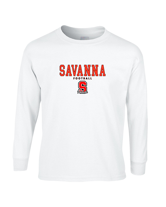 Savanna HS Football Block - Cotton Longsleeve