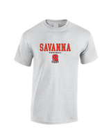 Savanna HS Football Block - Cotton T-Shirt