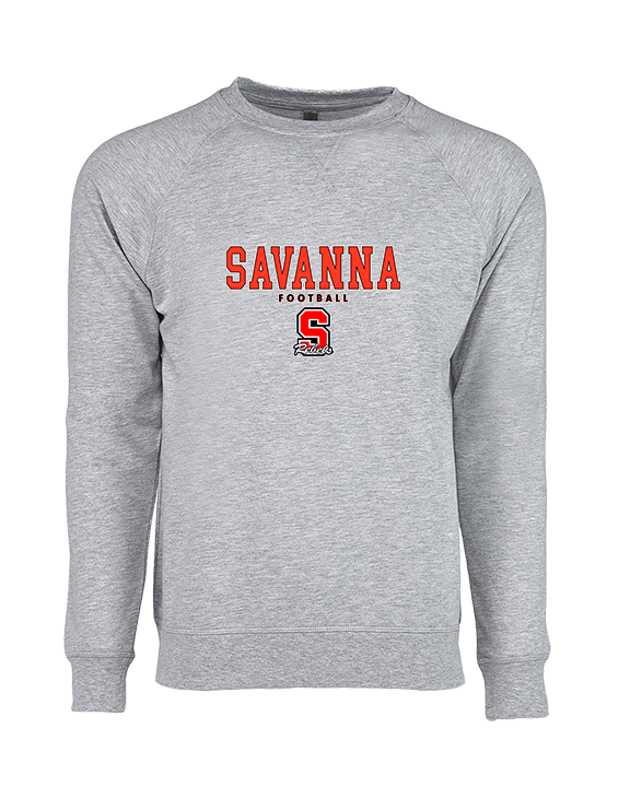 Savanna HS Football Block - Crewneck Sweatshirt