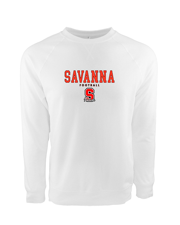 Savanna HS Football Block - Crewneck Sweatshirt