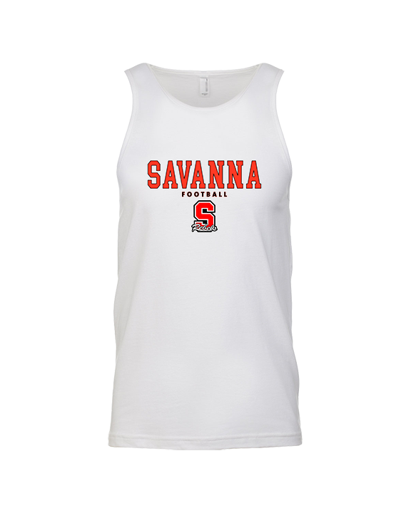 Savanna HS Football Block - Tank Top