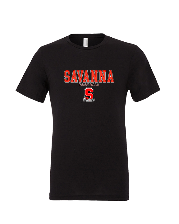 Savanna HS Football Block - Tri-Blend Shirt