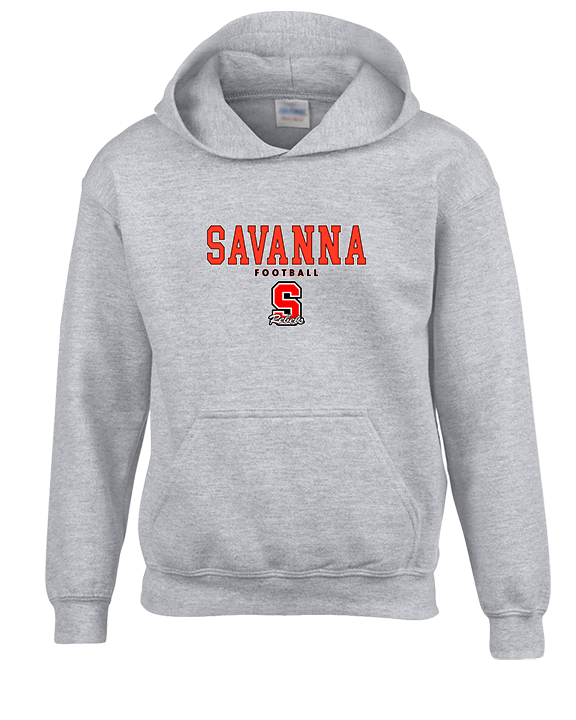 Savanna HS Football Block - Youth Hoodie