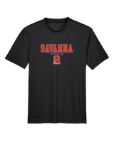 Savanna HS Football Block - Youth Performance Shirt