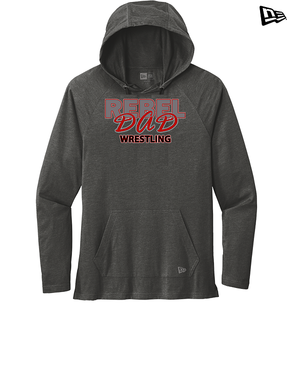 Savanna HS Wrestling Dad - New Era Tri-Blend Hoodie