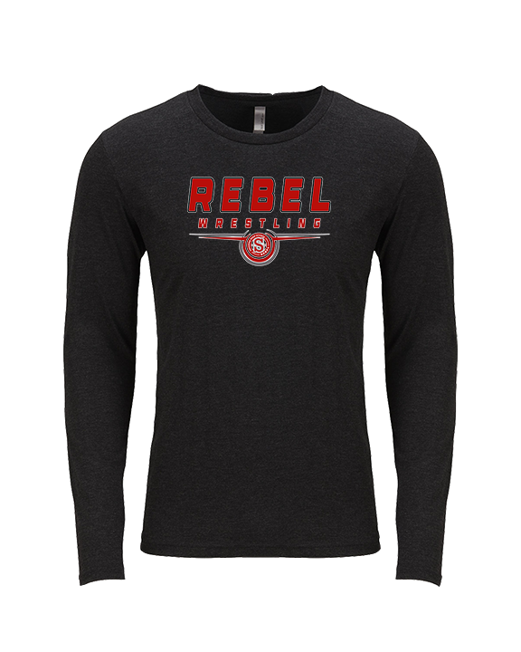 Savanna HS Wrestling Design - Tri-Blend Long Sleeve
