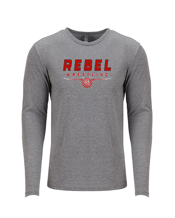 Savanna HS Wrestling Design - Tri-Blend Long Sleeve