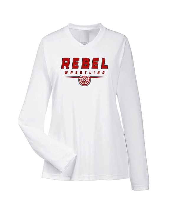 Savanna HS Wrestling Design - Womens Performance Longsleeve