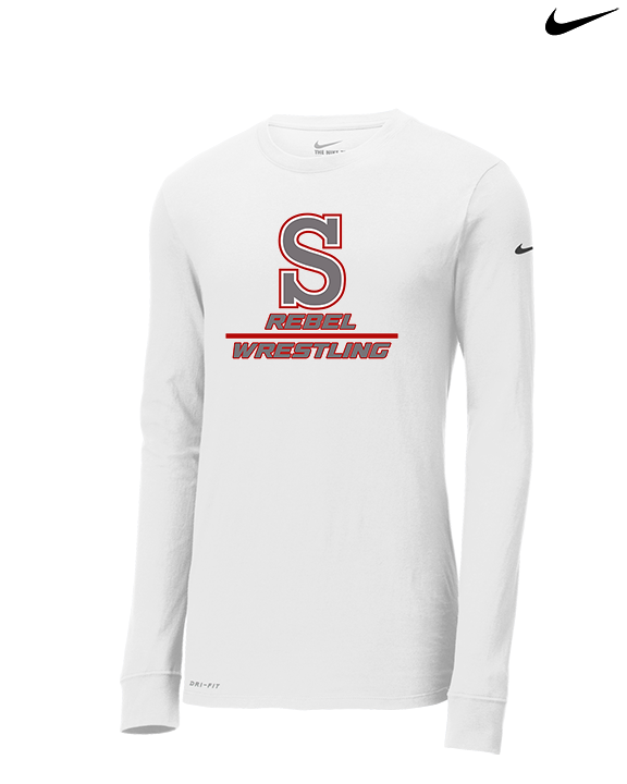Savanna HS Wrestling Split - Mens Nike Longsleeve