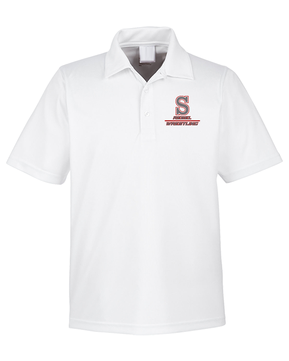 Savanna HS Wrestling Split - Mens Polo