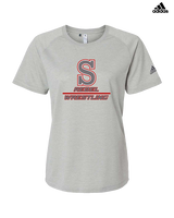Savanna HS Wrestling Split - Womens Adidas Performance Shirt