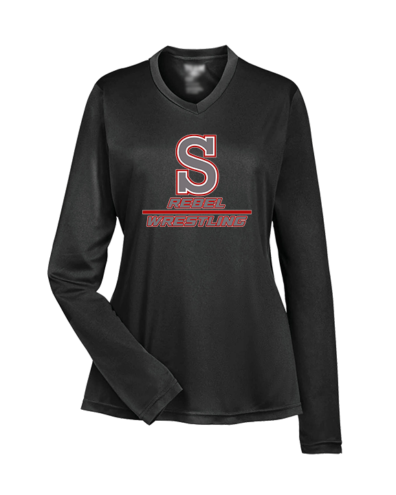 Savanna HS Wrestling Split - Womens Performance Longsleeve