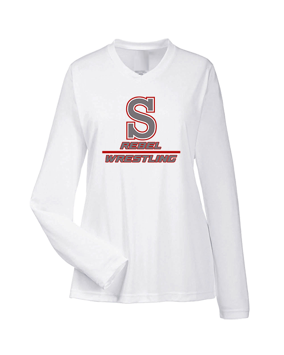 Savanna HS Wrestling Split - Womens Performance Longsleeve