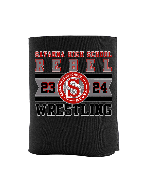 Savanna HS Wrestling Stamp - Koozie