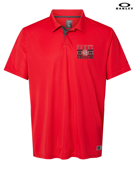 Savanna HS Wrestling Stamp - Mens Oakley Polo