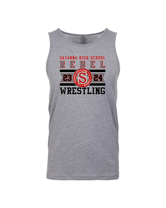 Savanna HS Wrestling Stamp - Tank Top
