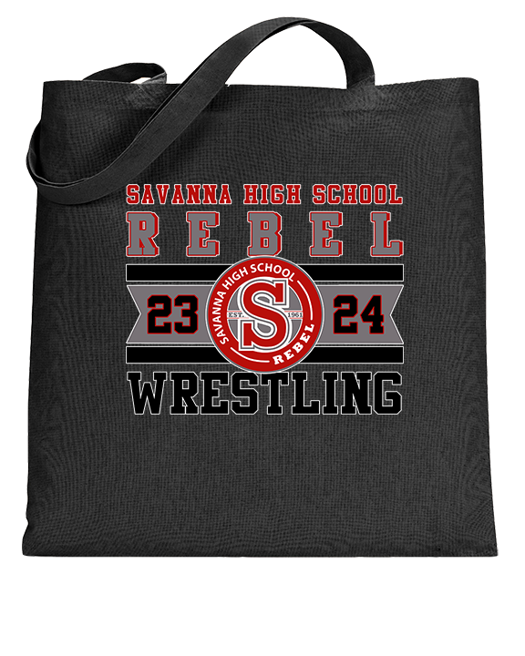 Savanna HS Wrestling Stamp - Tote