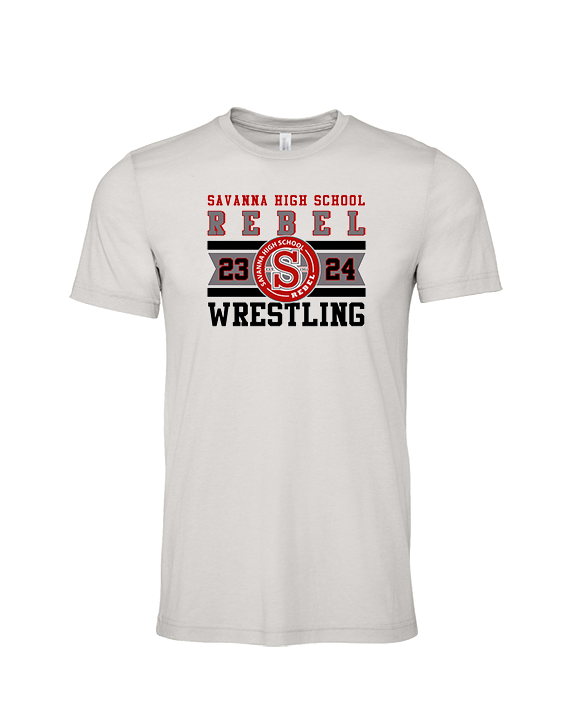 Savanna HS Wrestling Stamp - Tri-Blend Shirt