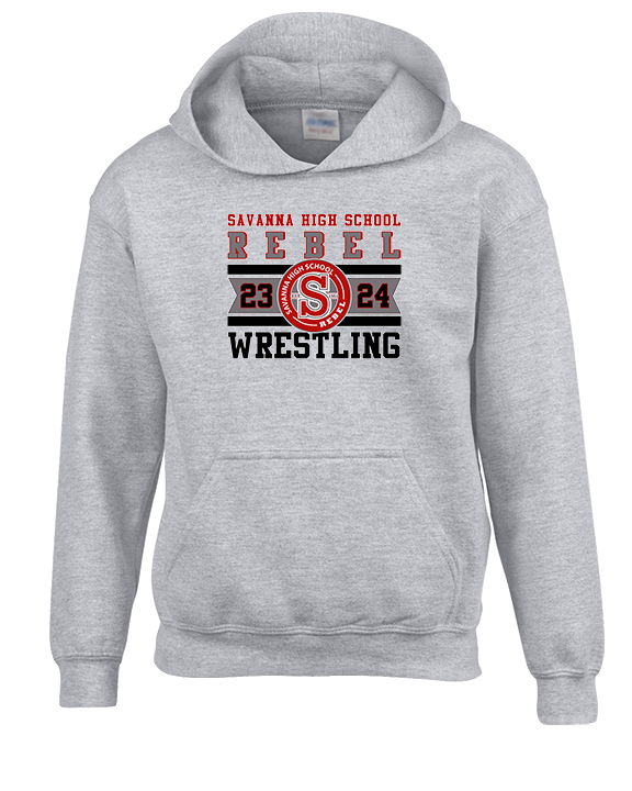 Savanna HS Wrestling Stamp - Unisex Hoodie
