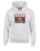 Savanna HS Wrestling Stamp - Unisex Hoodie