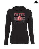Savanna HS Wrestling Stamp - Womens Adidas Hoodie