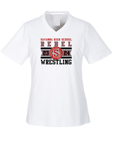 Savanna HS Wrestling Stamp - Womens Performance Shirt