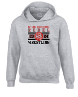 Savanna HS Wrestling Stamp - Youth Hoodie
