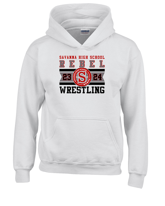 Savanna HS Wrestling Stamp - Youth Hoodie