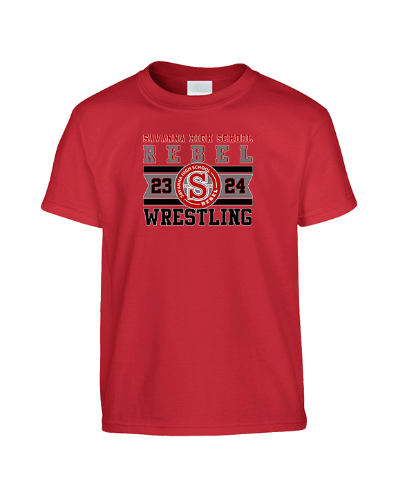 Savanna HS Wrestling Stamp - Youth Shirt