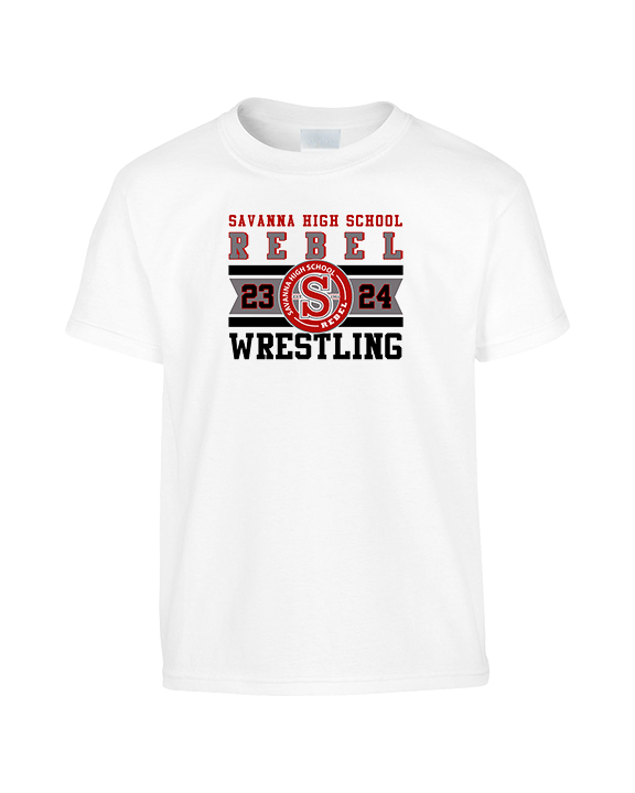 Savanna HS Wrestling Stamp - Youth Shirt