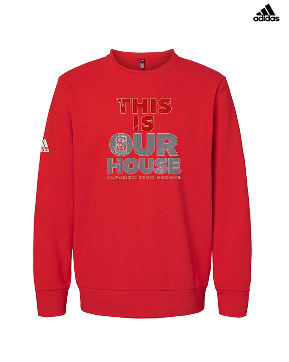 Savanna HS Wrestling TIOH - Mens Adidas Crewneck