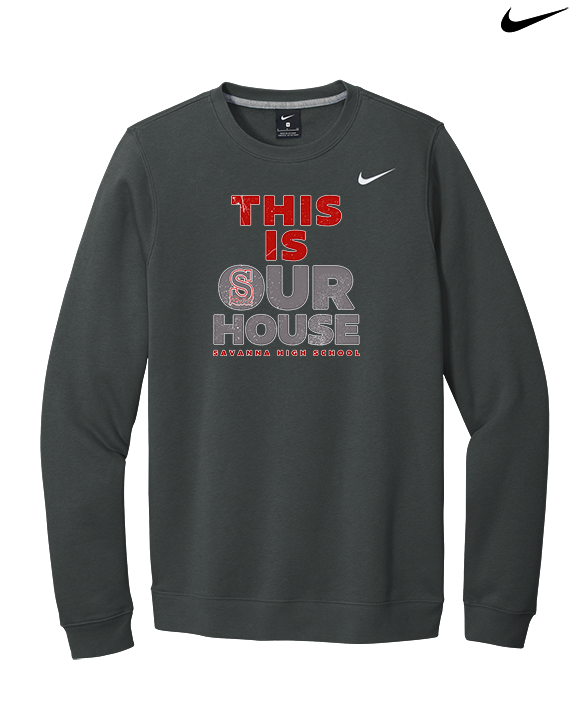 Savanna HS Wrestling TIOH - Mens Nike Crewneck