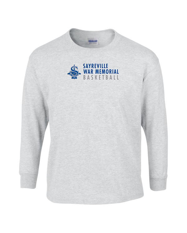 Sayreville War Memorial HS Boys Basketball Basic - Mens Cotton Long Sleeve