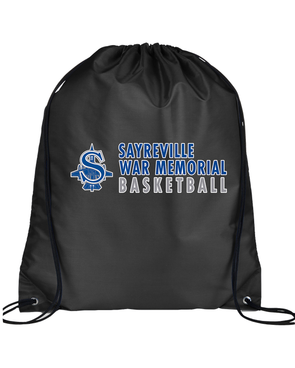 Sayreville War Memorial HS Boys Basketball Basic - Drawstring Bag