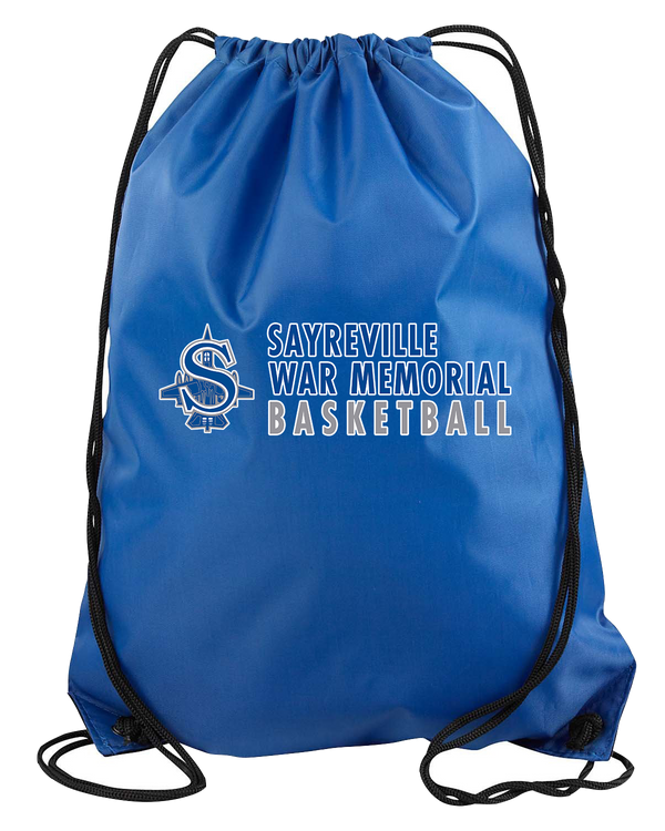Sayreville War Memorial HS Boys Basketball Basic - Drawstring Bag
