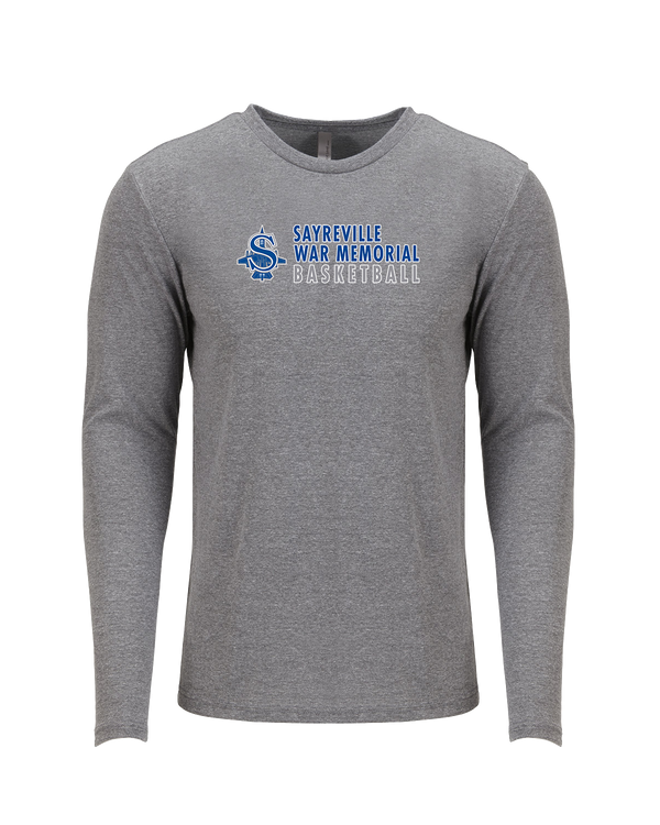 Sayreville War Memorial HS Boys Basketball Basic - Tri Blend Long Sleeve